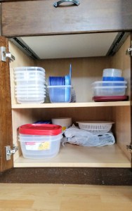 Kitchen declutter - after decluttering