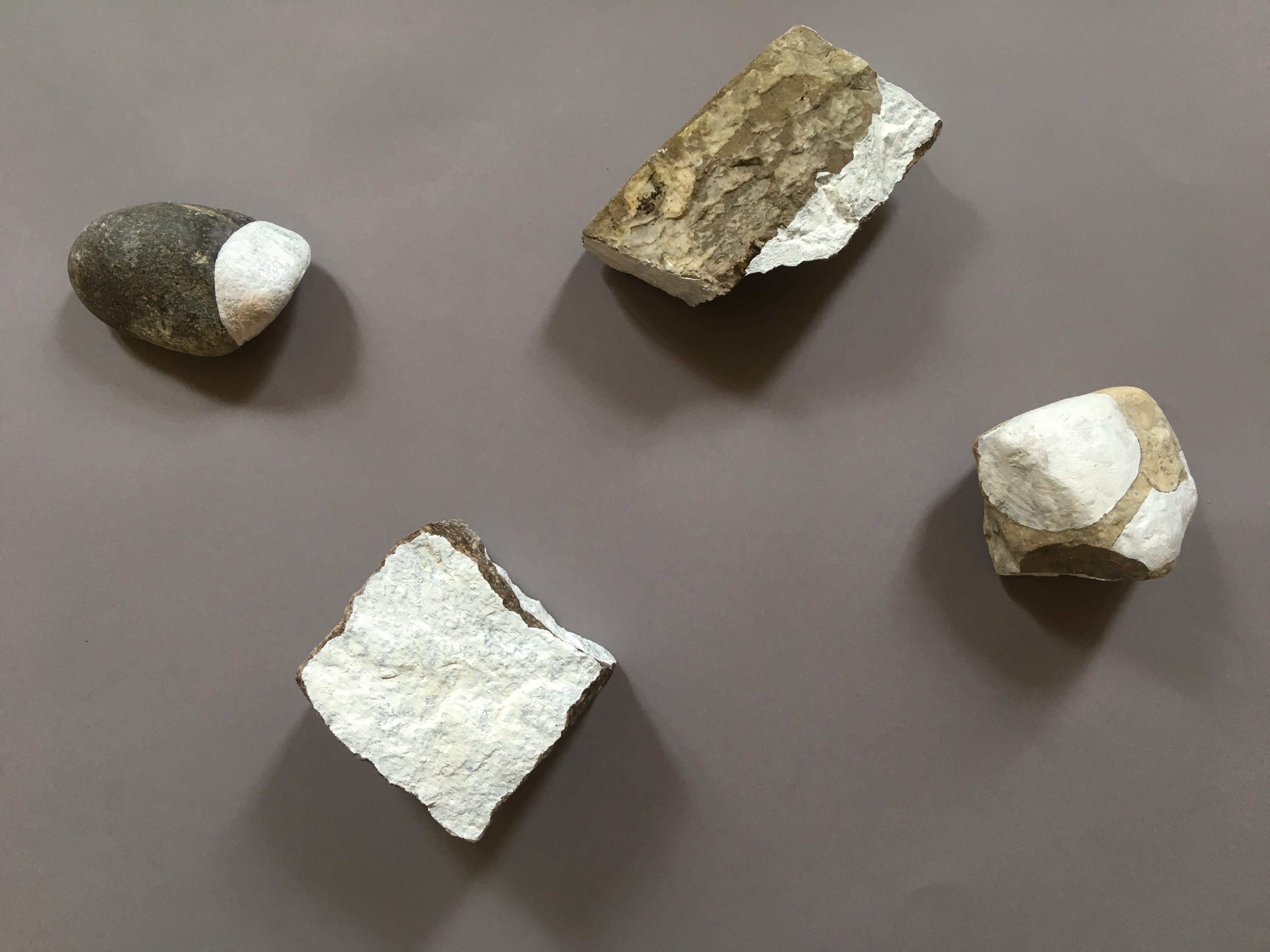 stones on grey