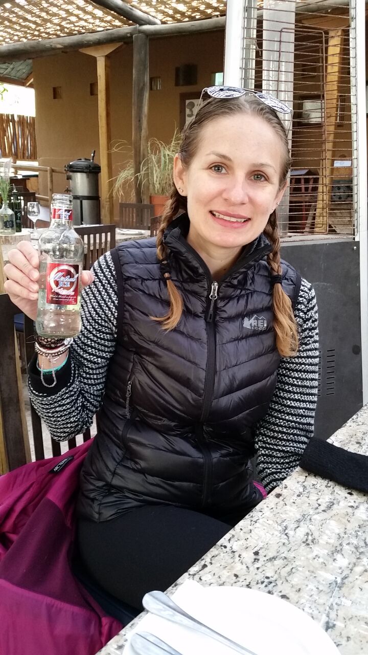 Enjoying free drinks and looking 15