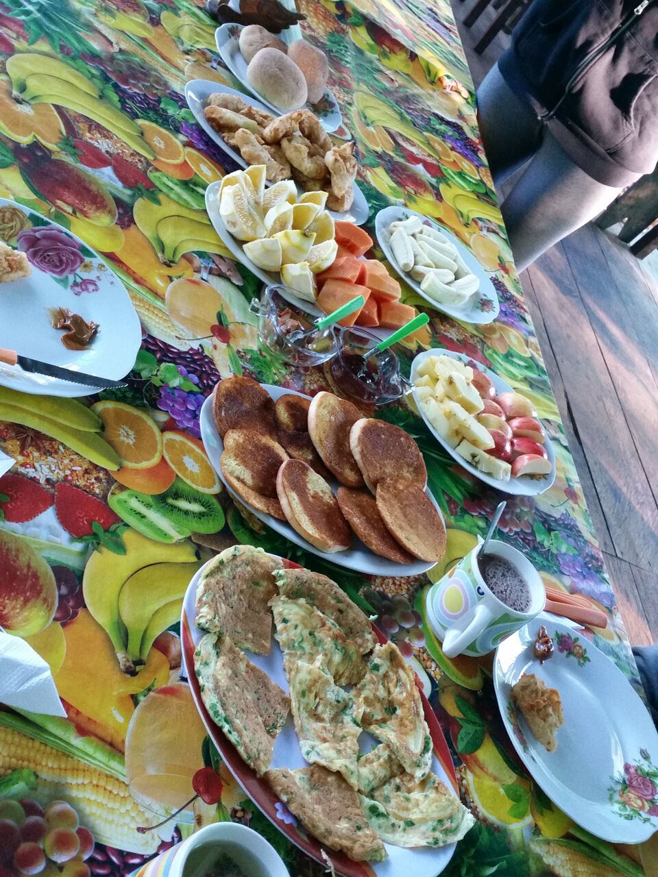 One of many amazing meals