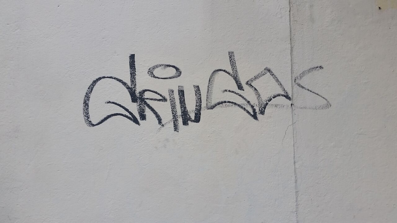 Graffiti that says gringos in Medellín El Pablado district