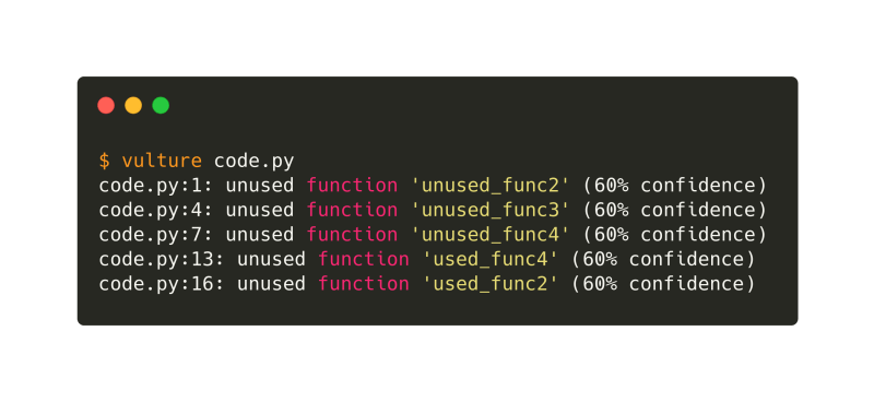 How To Find Dead Unused Code In Python With Vulture Code Refactoring - Premium Space Art Gallery - Desktop