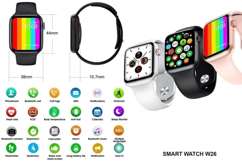 SmartWatch W26 - Express Solutions Cuba