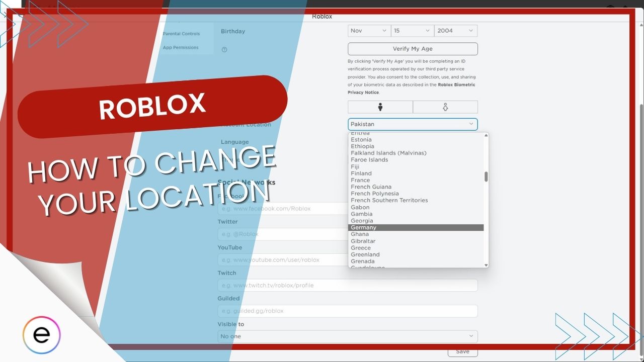 Roblox How To Change Your Location Quick Explanation EXputer Com How To Change Your Location On ROblox 