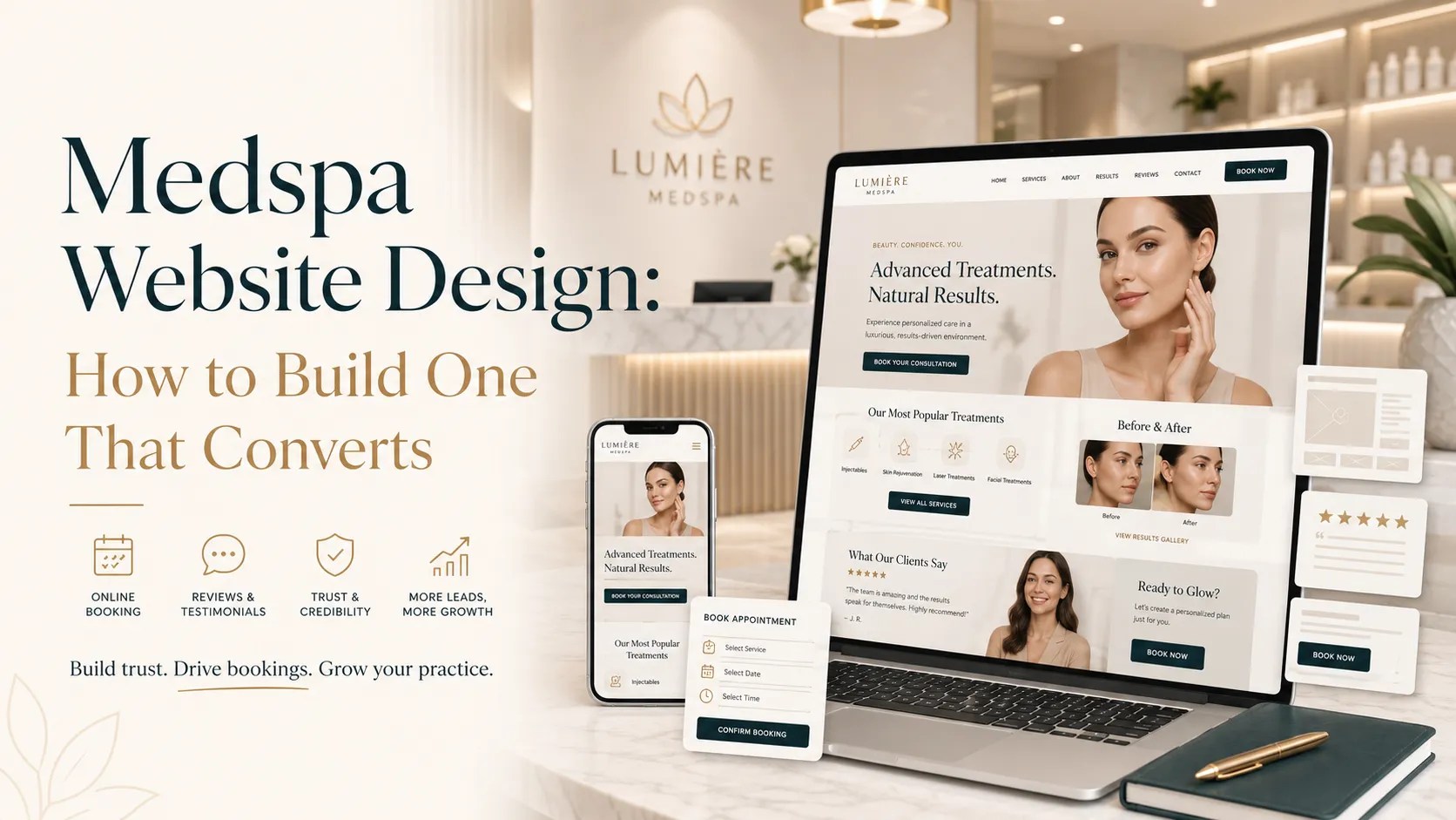Medspa Website Design: How to Build One That Converts
