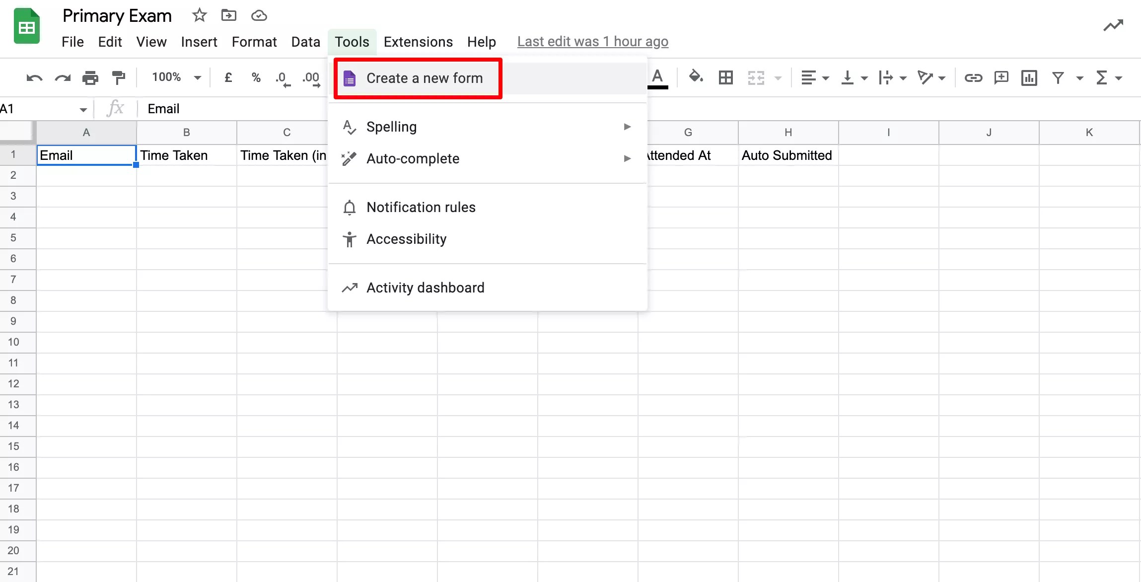 Data analysis with google forms: a comprehensive guide