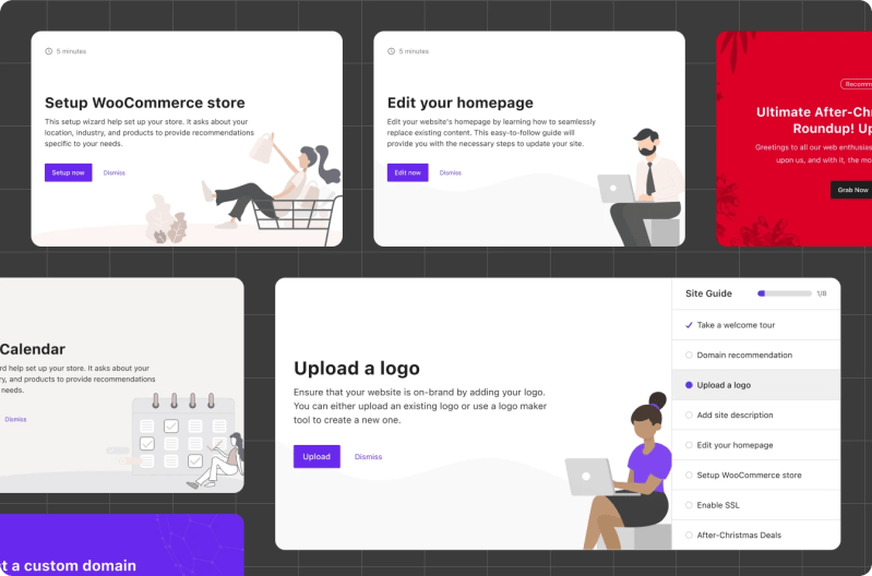 Site Assistant Dashboard Extendify - Download Modern Gradient Pattern | Retina