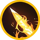 Point attack icon