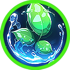 Healing power of water icon