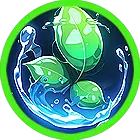 Healing power of water icon