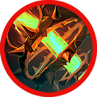 Piercing a thorn icon