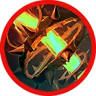 Piercing a thorn icon