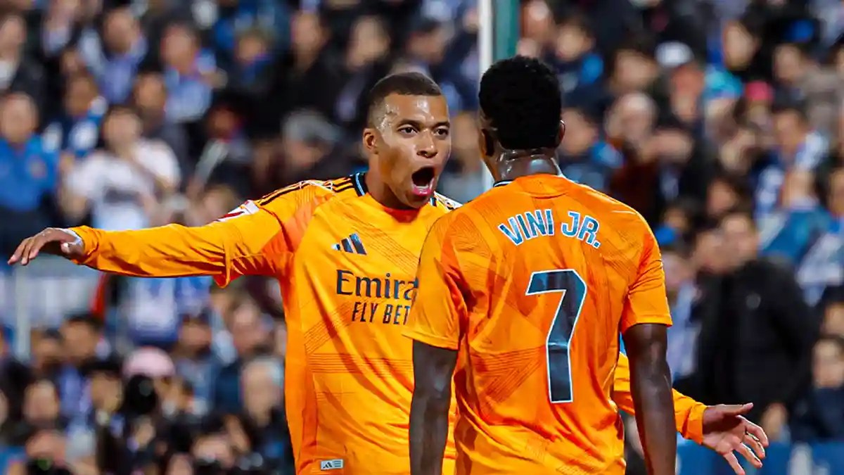 ريال مدريد و ليجانيس : الريال يواصل مطاردة برشلونة بثلاثية
