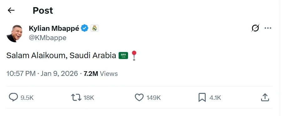 مبابي يصل جدة ويزيد الترقب قبل نهائي السوبر الإسباني