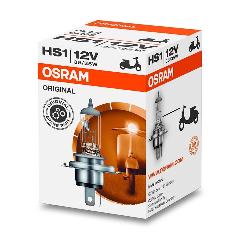 ΛΑΜΠΕΣ HS1 12V 35/35 ΑΛΟΓΟΝΟΥ OSRAM (CRYPTON-X/INNOVA INJ.)