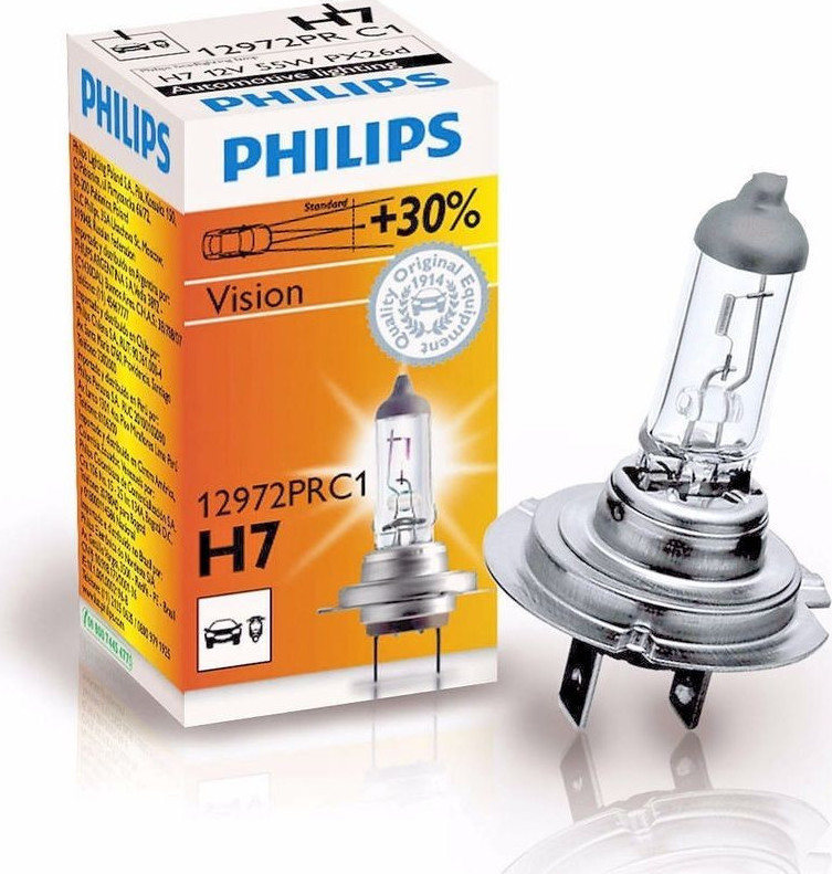 ΛΑΜΠΕΣ H7 12V/55 XENON VISION +150% PHOTON