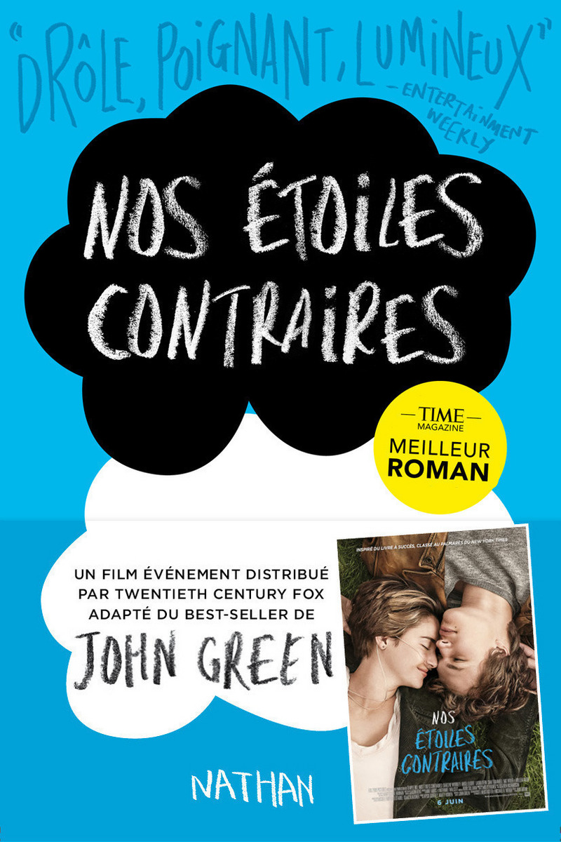 un nuage blanc et un nuage noir