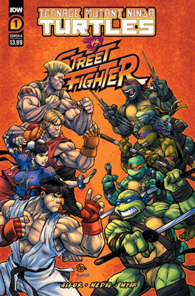 Comics Cover for TMNT vs Street Fighter #1