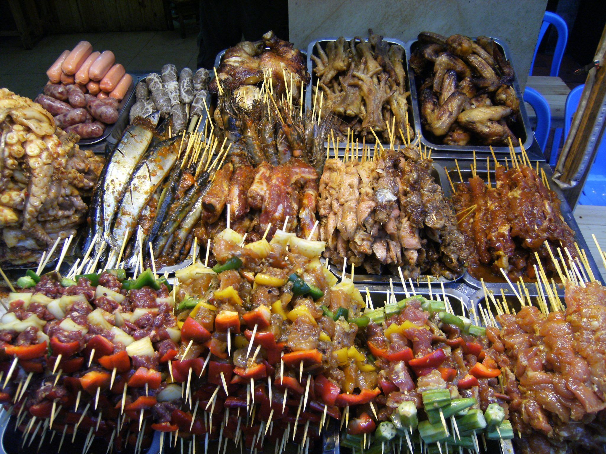 Pinchos para asar
