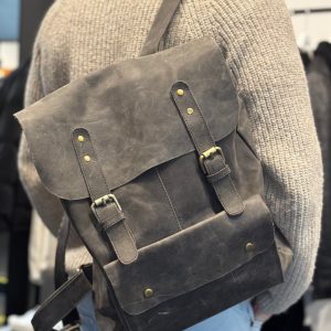 Zaino Vera pelle nero