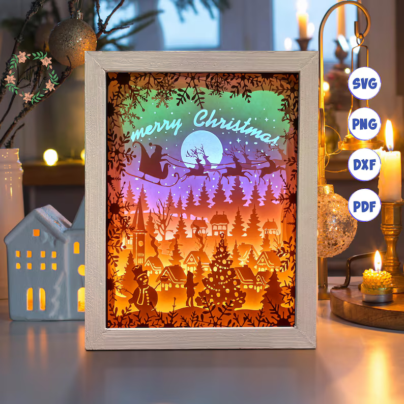 16 magical diy christmas cricut projects & crafts to make this year