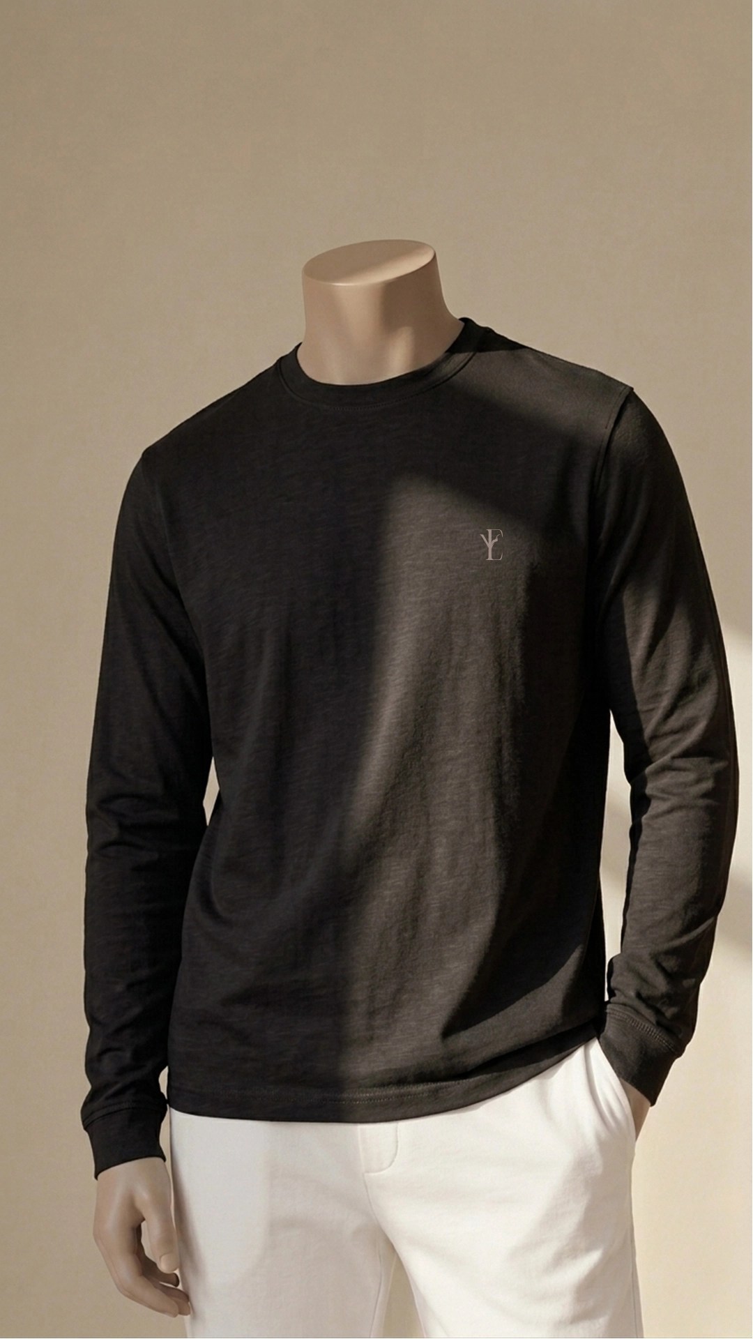 Unisex black Tee Full Sleeves