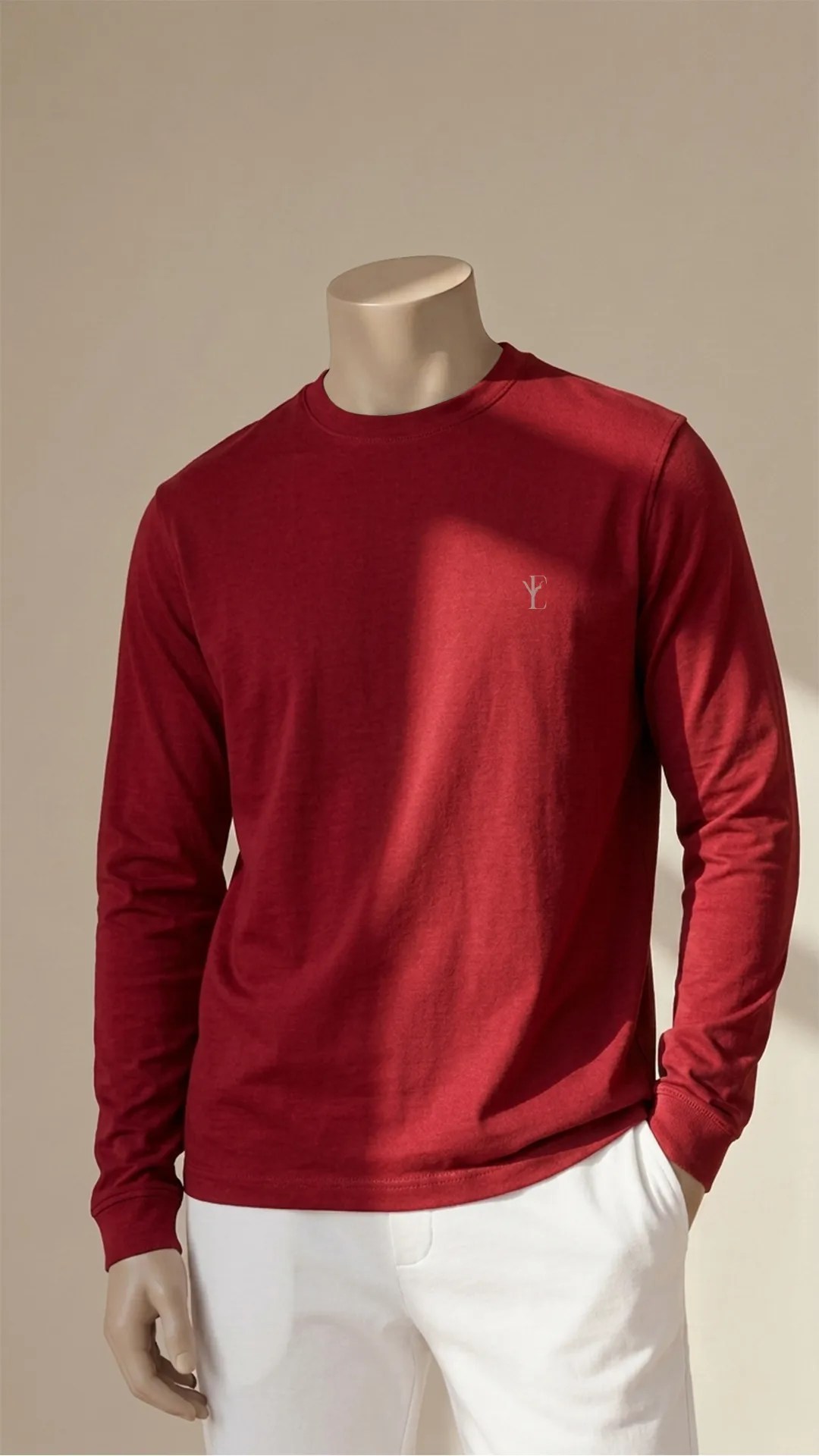 Unisex Red Tee Full Sleeves