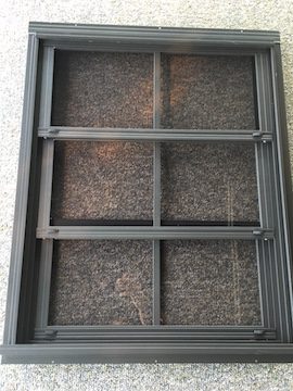 Take the narrowest of the three width . Eze Breeze Window Inside Mount 4-Track Sample | Eze Breeze