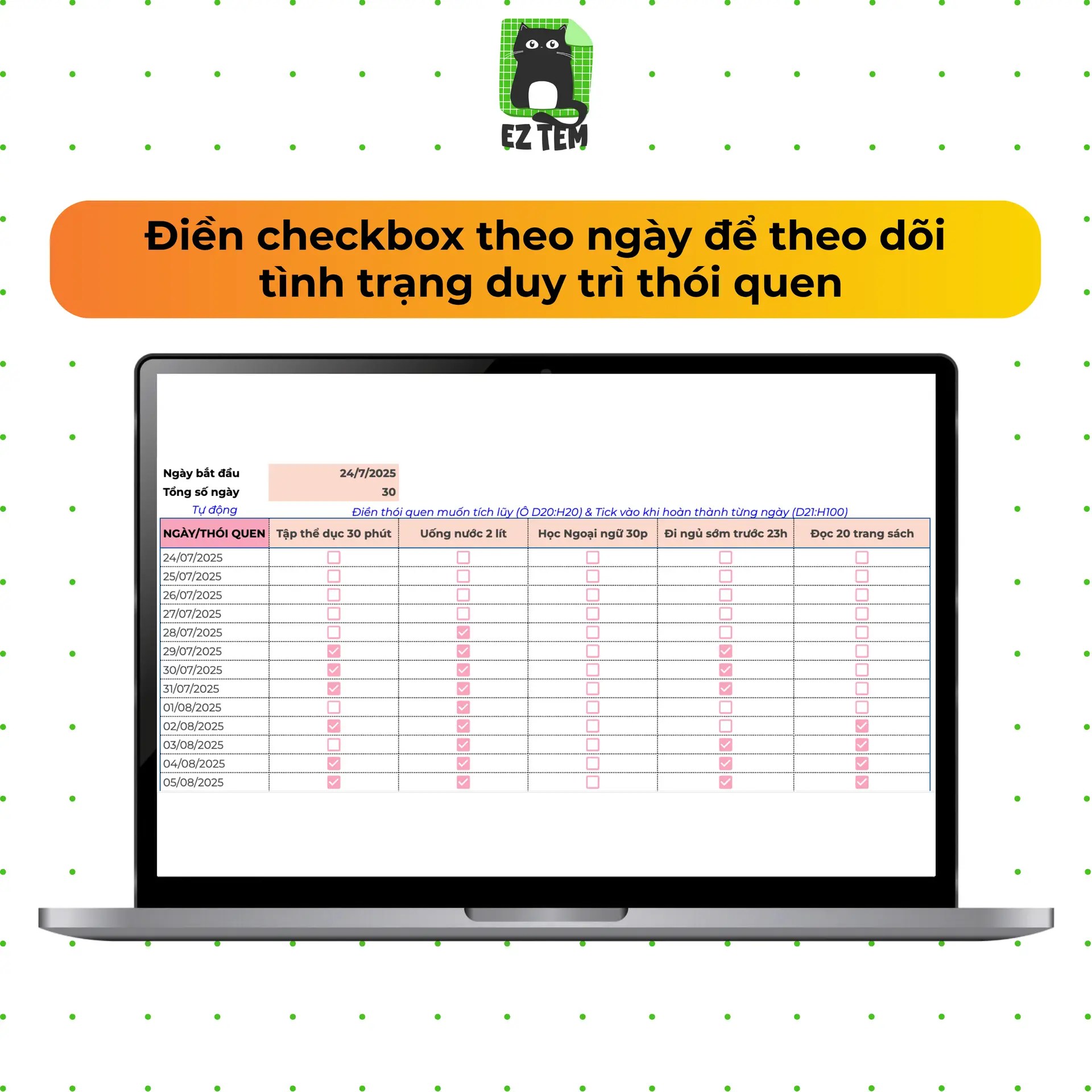 Habit Tracker - Theo dõi thói quen
