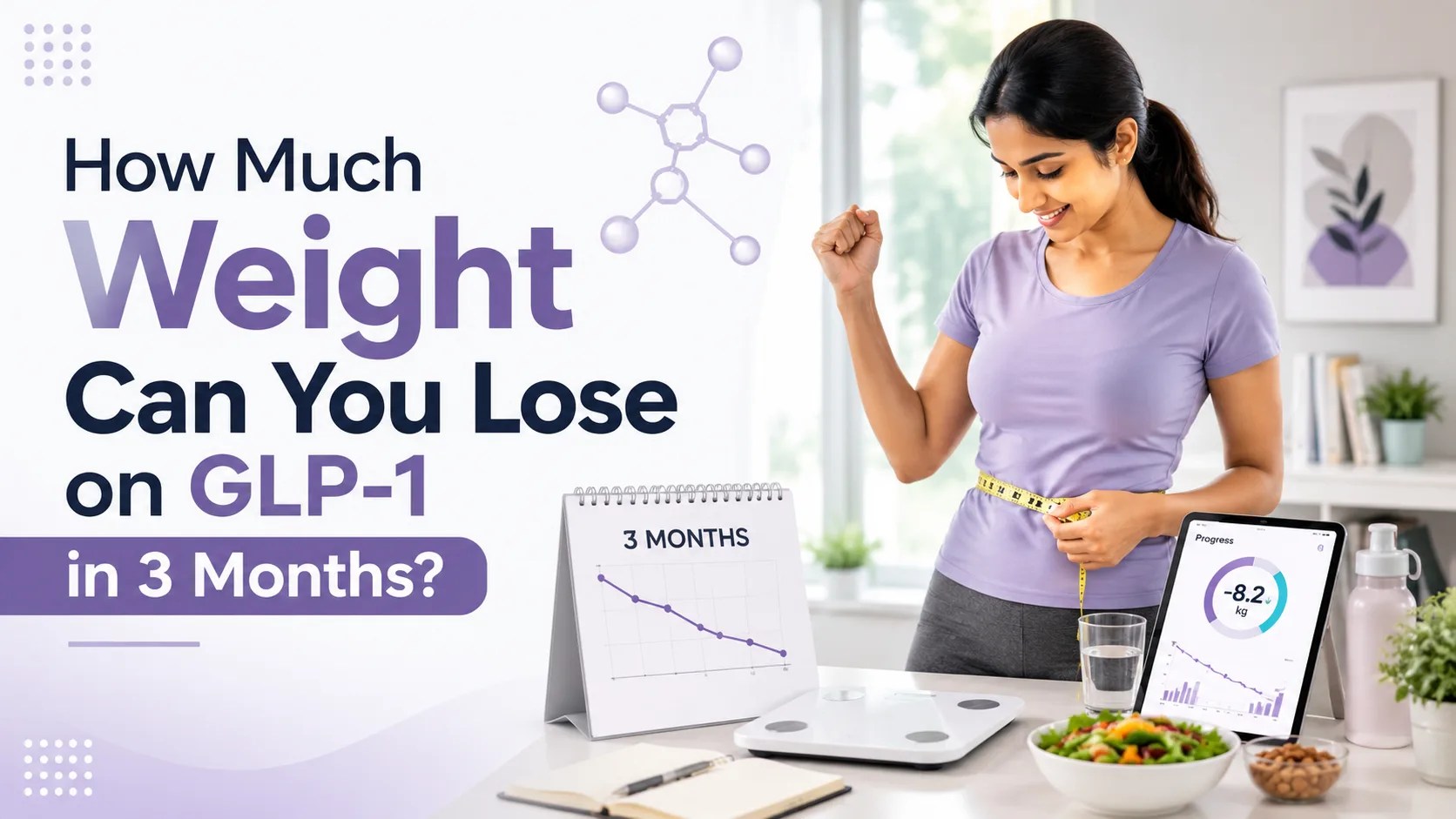 how much weight do you lose on glp-1 How Much Weight Can You Lose on GLP-1 in 3 Months? What Studies Show