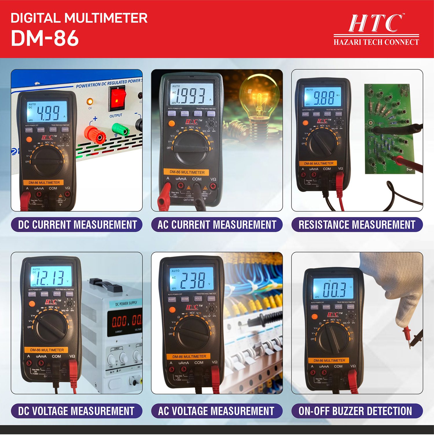 HTC DM - 86 Multimeter - Image 3