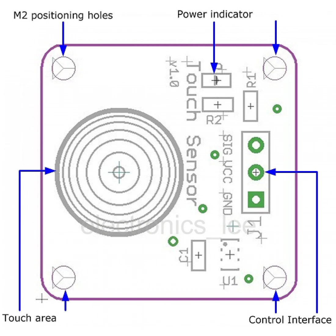 Digital Sensor TTP223B Module Capacitive Touch Switch