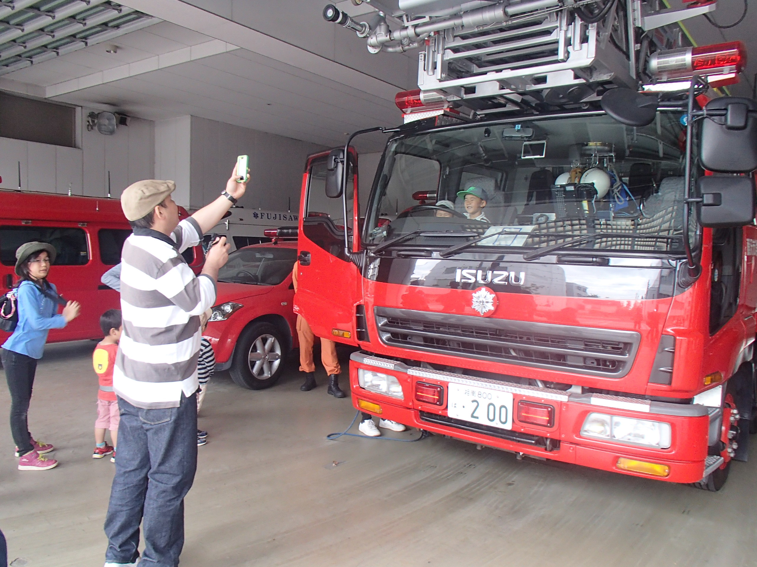 消防探検ツアー