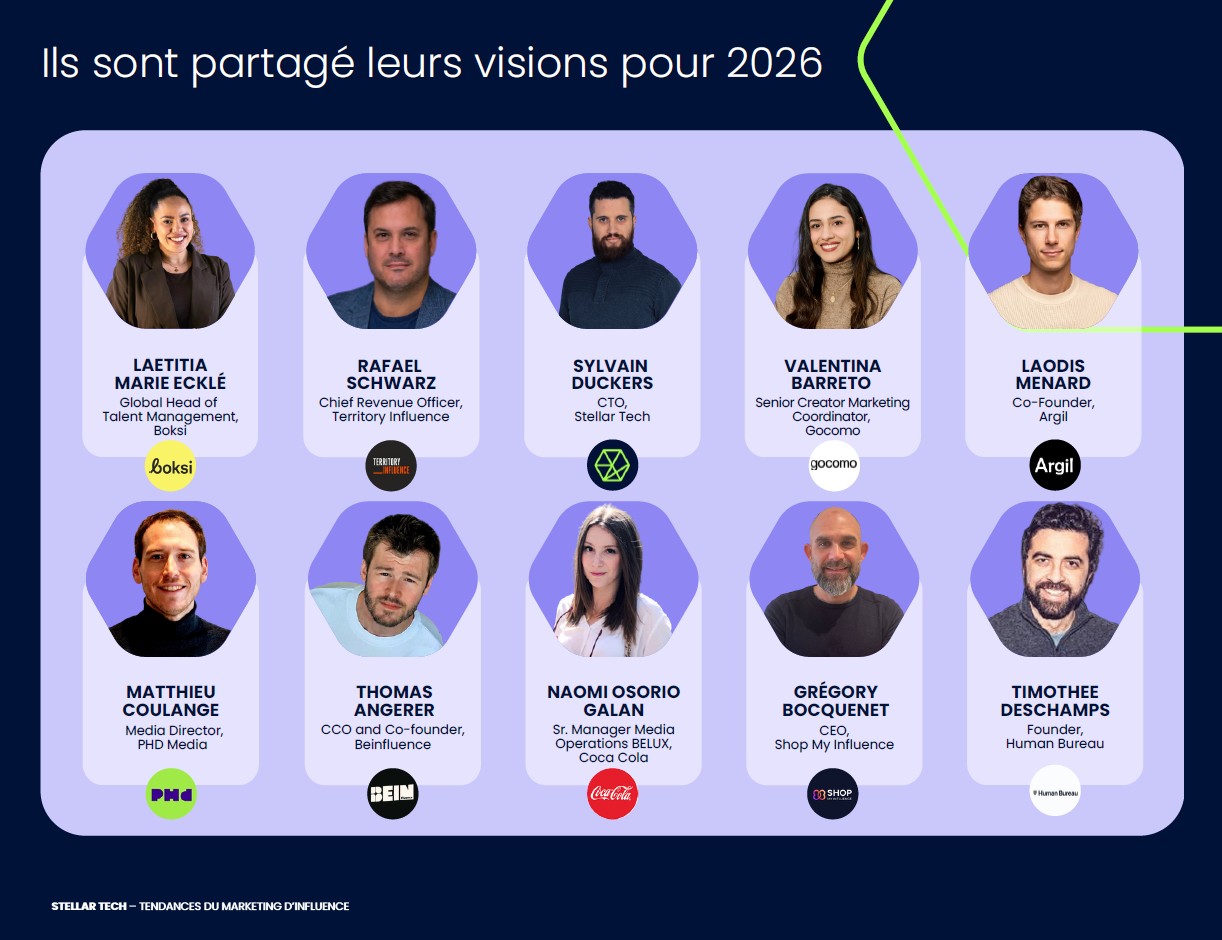 Tendances Du Marketing D Influence 2026 Stellar 6 