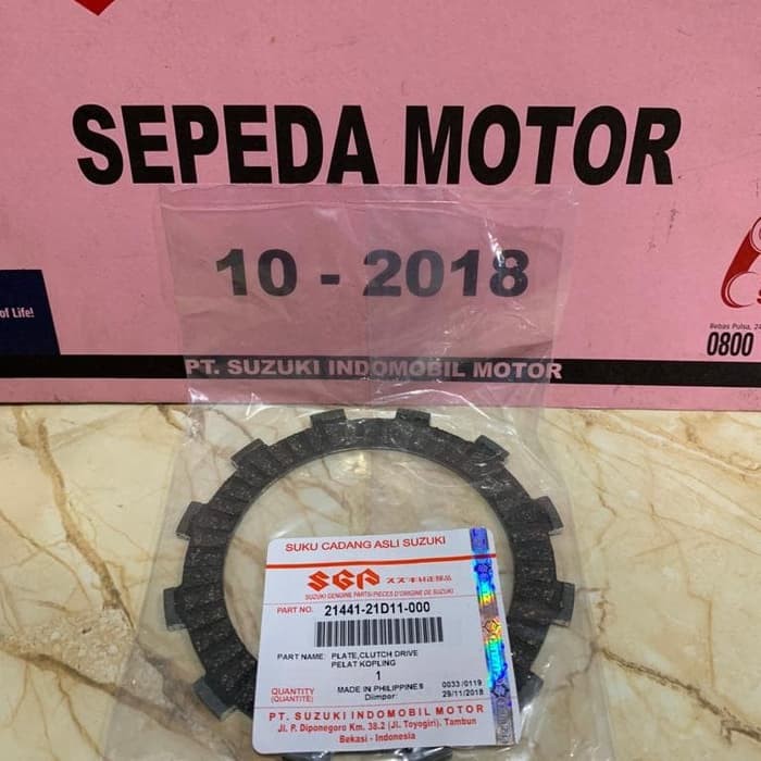 Terjual Kampas Kopling Satria 2 Tak Hiu/Lumba Original SGP ...
