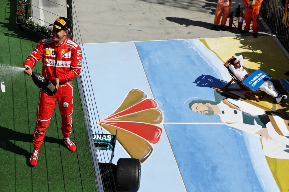 Brundle And Button Square Off Over Comical Alonso Pose