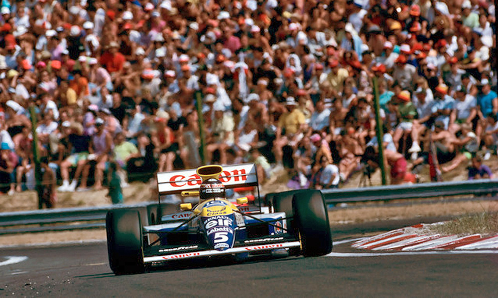 Williams Thierry Boutsen Wins The Hungarian Gp On This Day