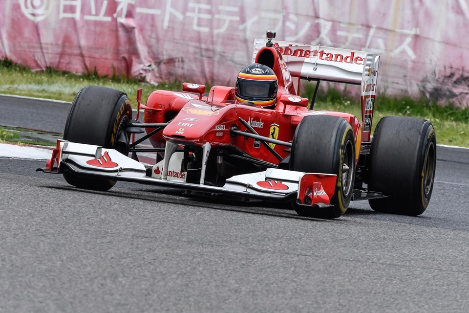 F1i Pic Of The Day Boutsen Back Behind The Wheel With Ferrari