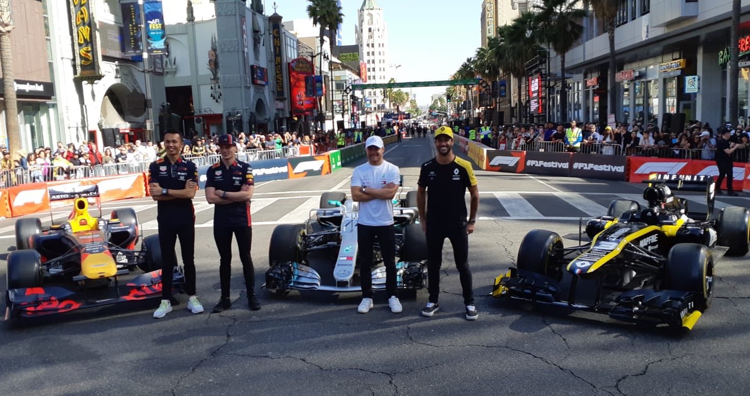 F1i Pic Of The Day Danny Max And Val Go To Hollywood