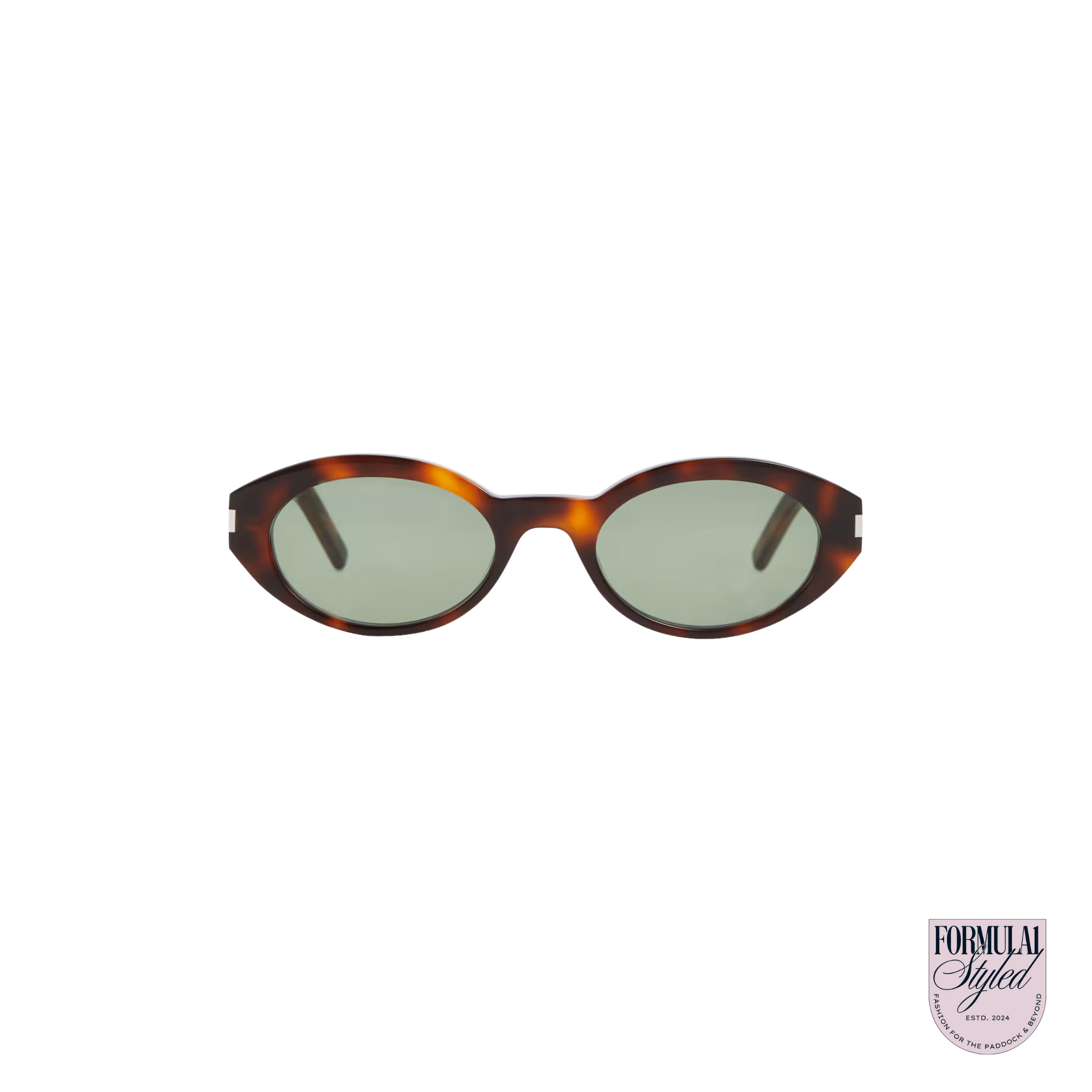 YSL ‘SL 567’ Oval Tortoise Sunglasses