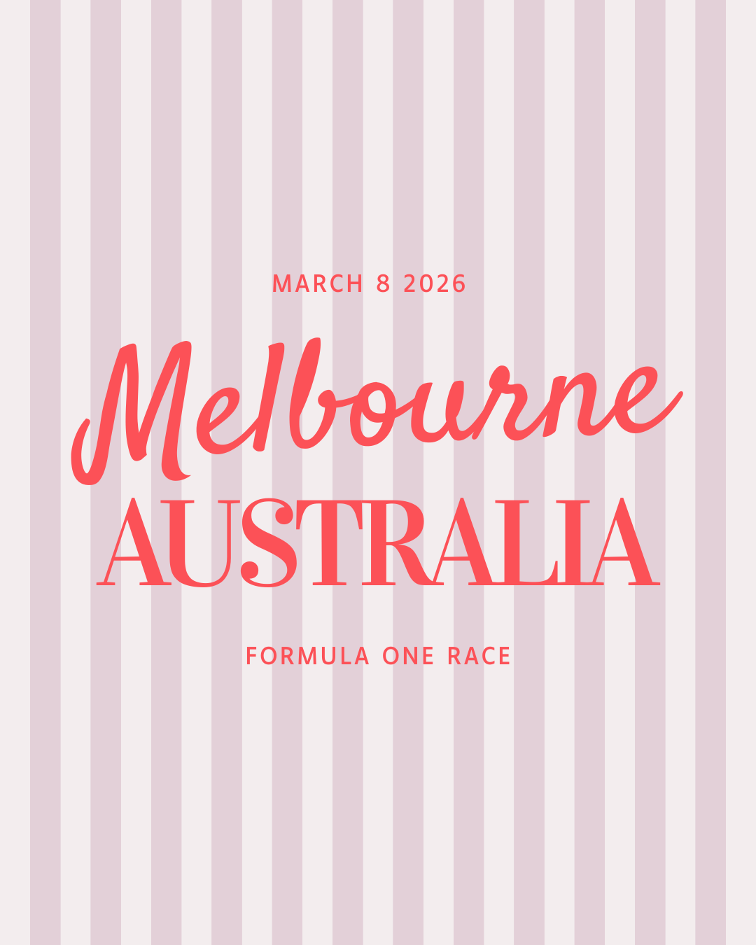 F1 WAG Style File : Australia Grand Prix 2026