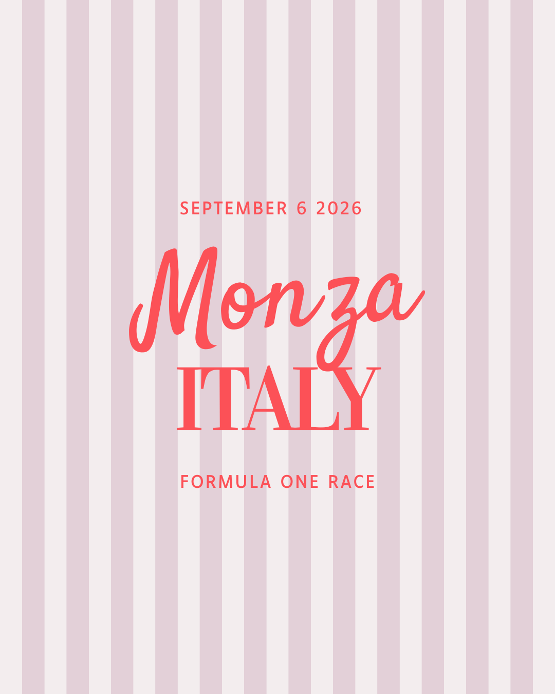 F1 Style File : Italian Grand Prix 2026