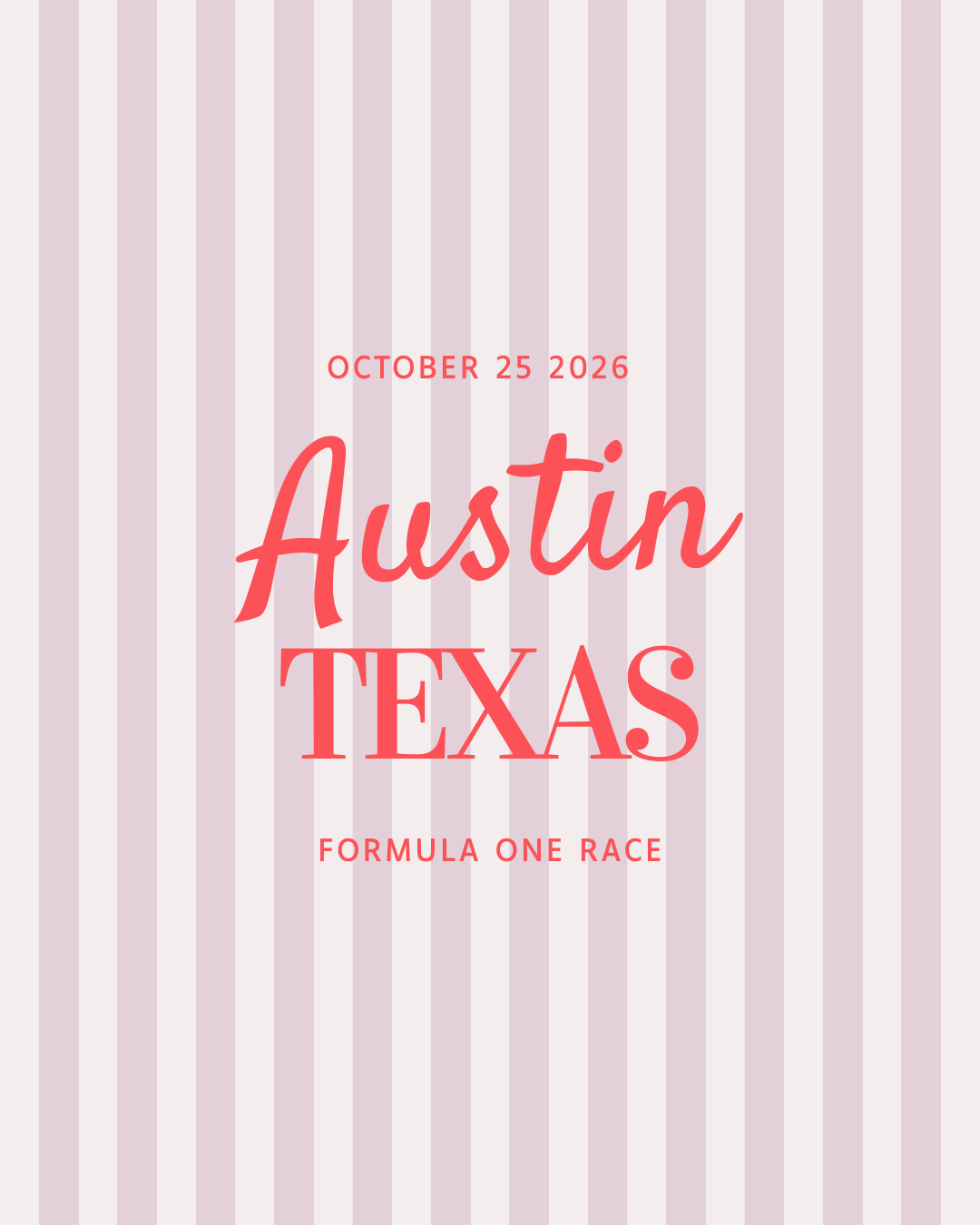 F1 Style File : United States Austin Grand Prix 2026