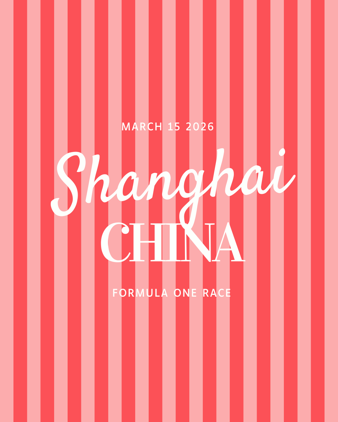 F1 WAG Style File : Shanghai Grand Prix 2026