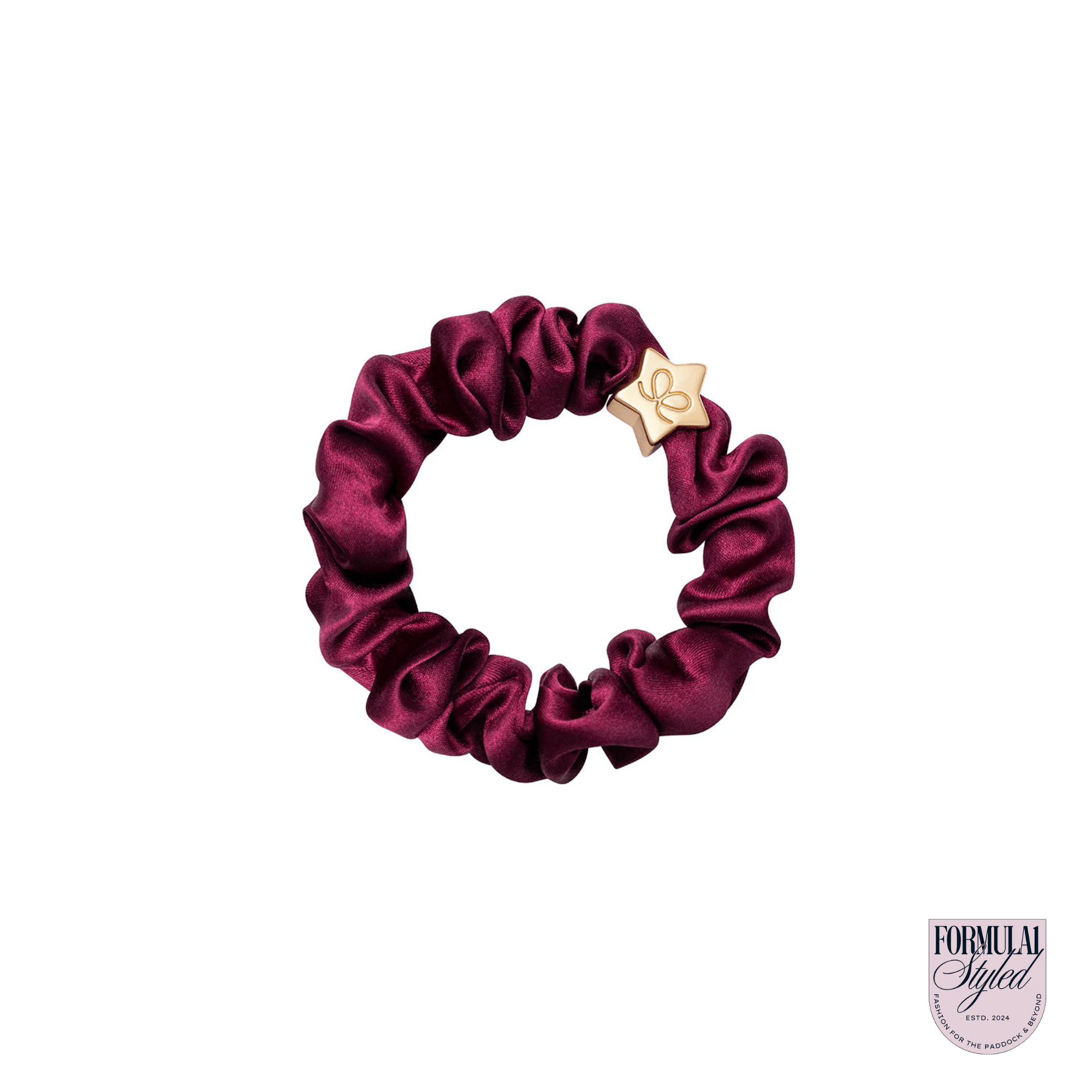 By Eloise Gold Star Scrunchie