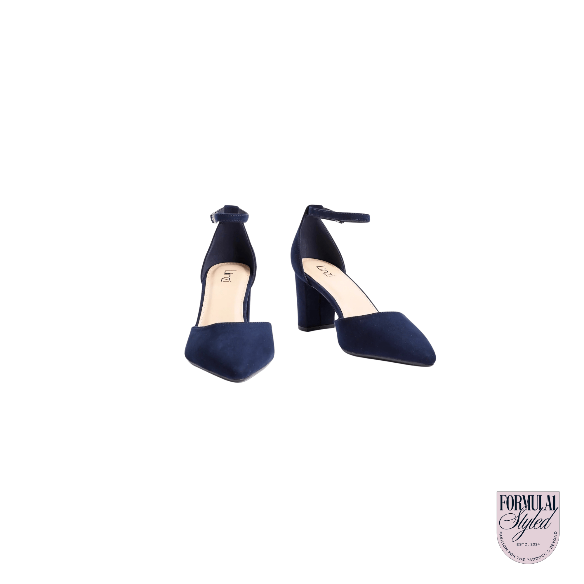 Linzi Faux Suede Court Heels