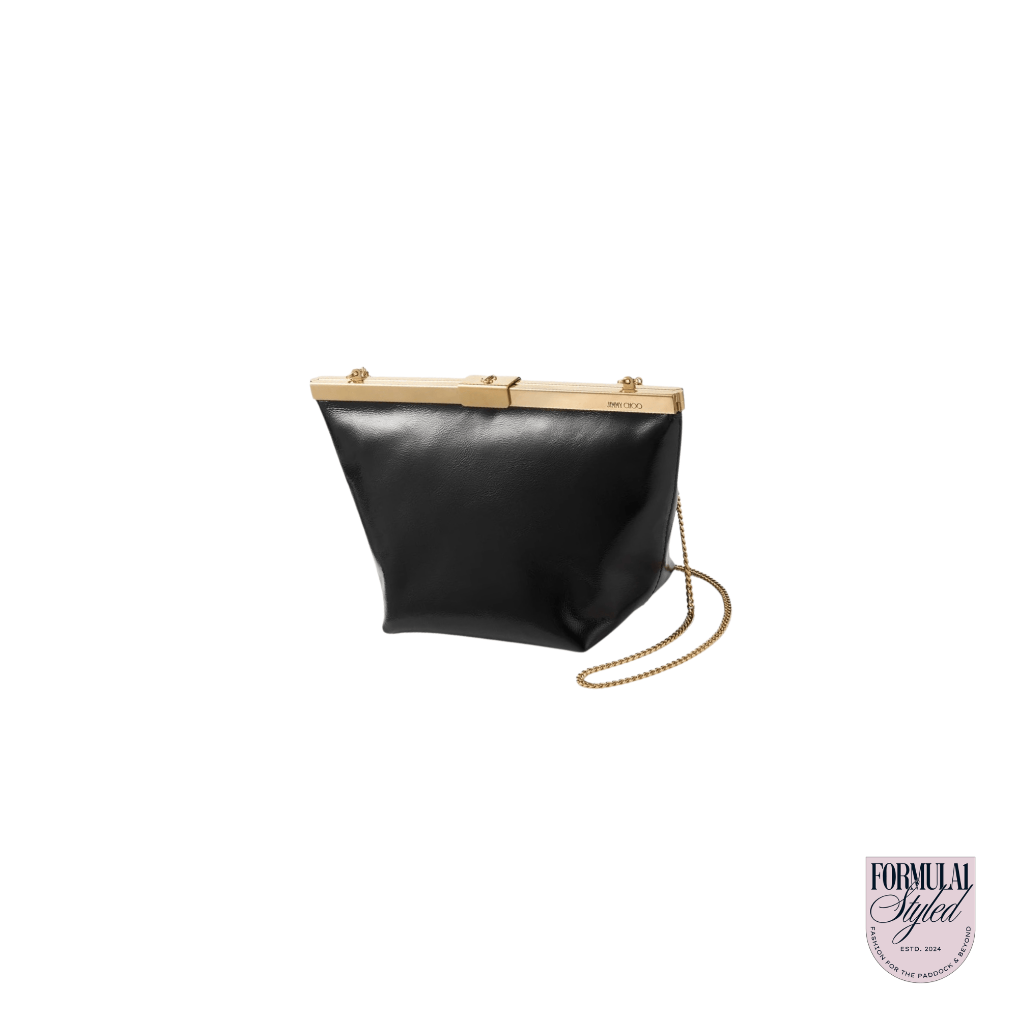 Jimmy Choo Ganache Biker Clutch