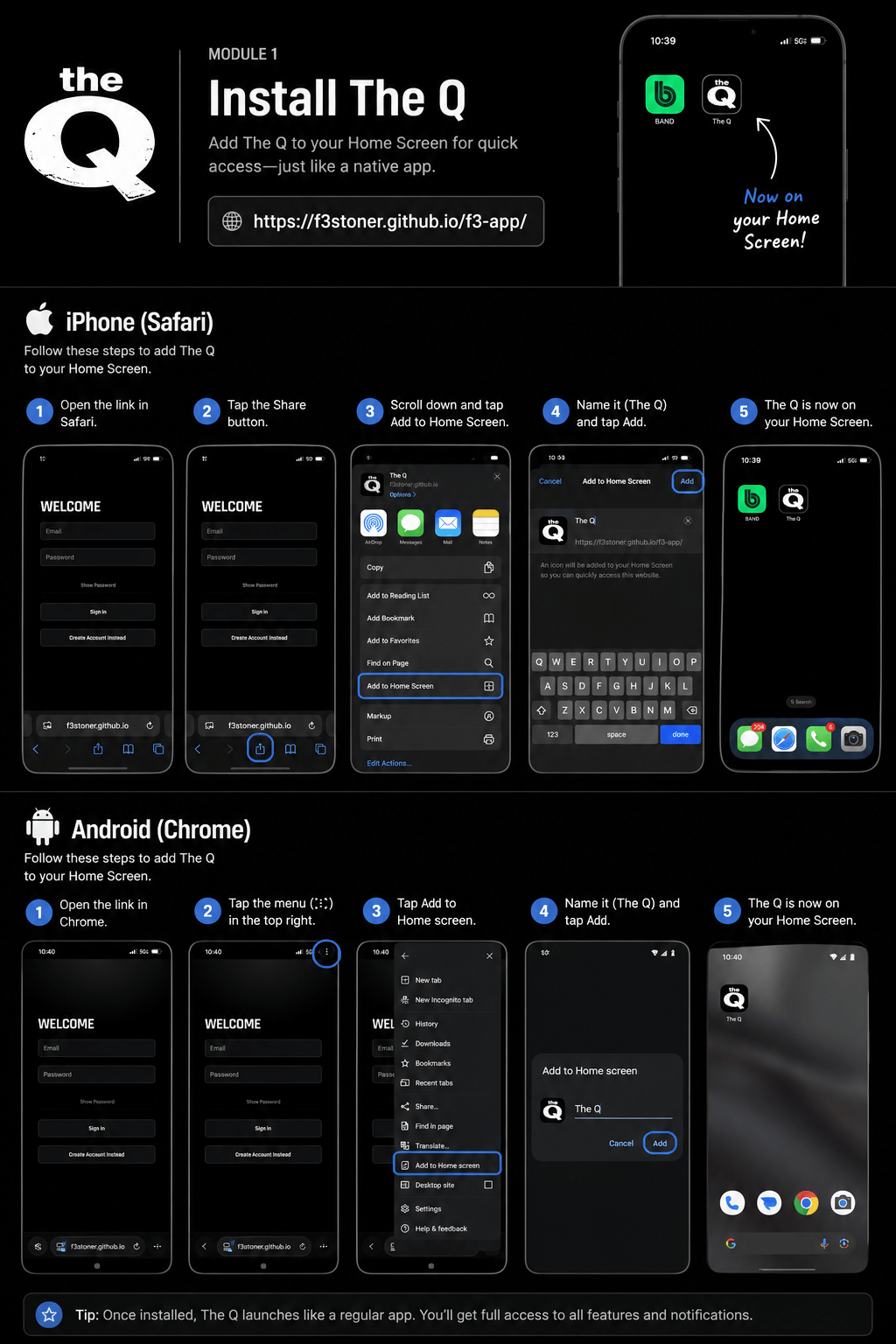 Install the App Guide