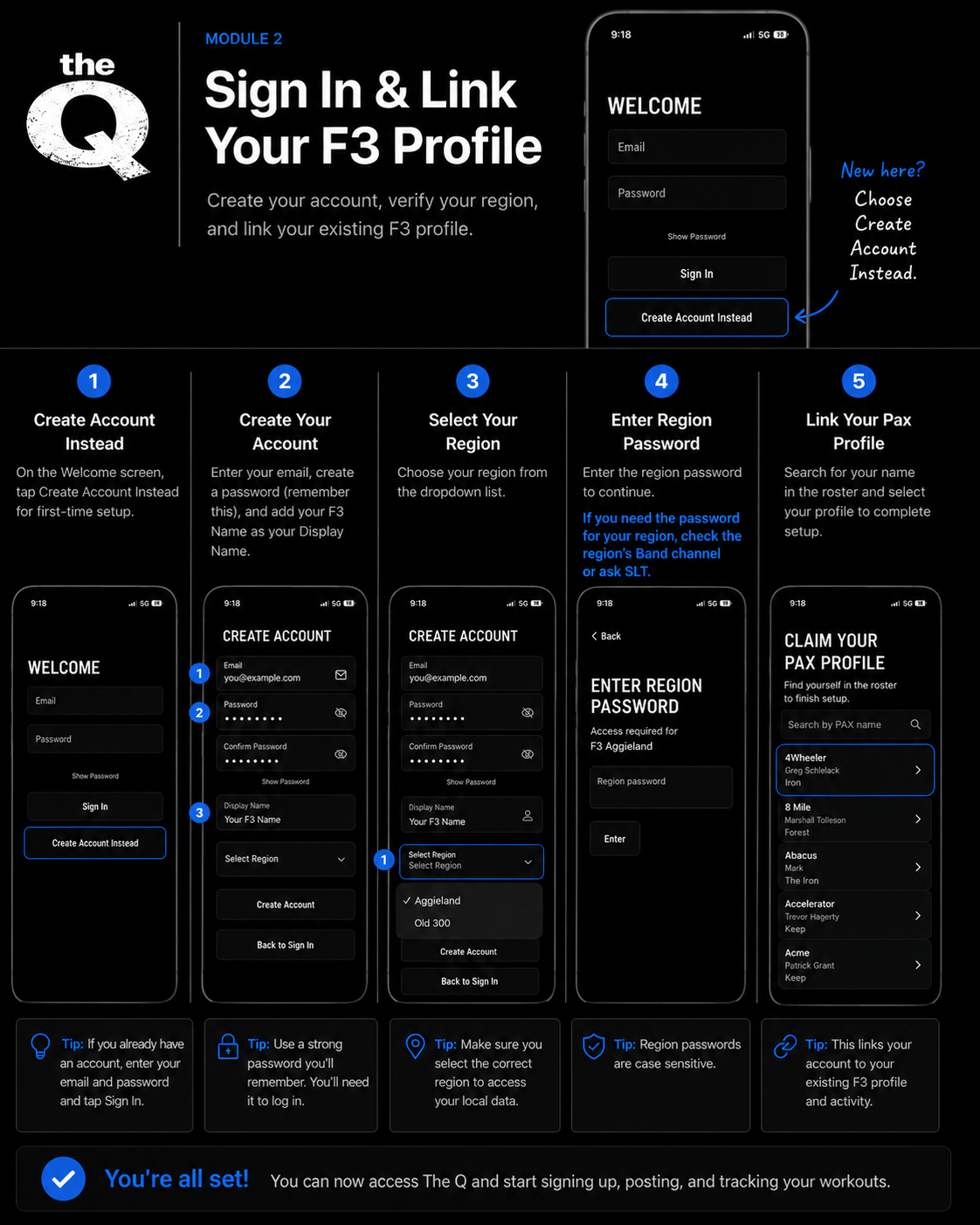 Sign In and Link Profile Guide