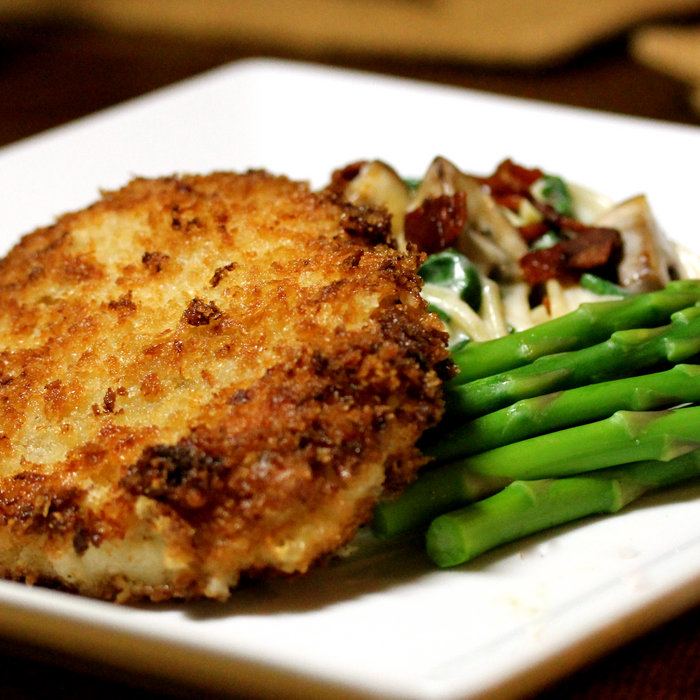 Pan fried chicken breast bread crumbs recipe